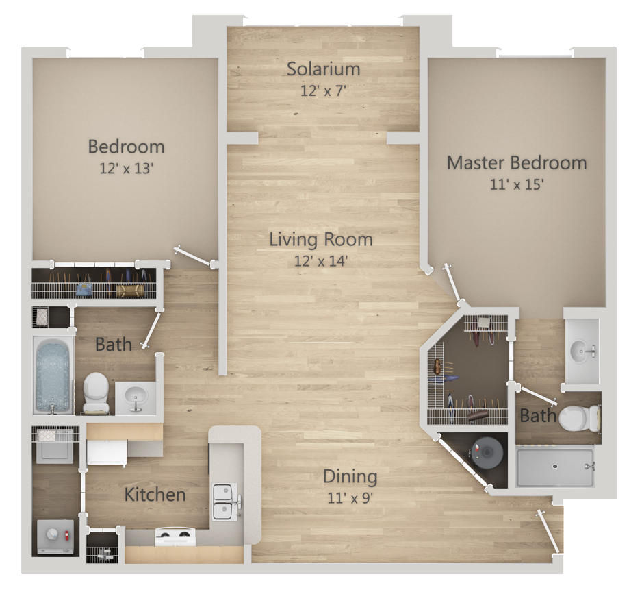 2D Floor Plan for Catania